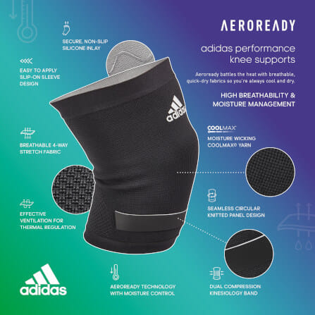 ซัพพอร์ทหัวเข่า Performance Climacool ADIDAS ADSU-13322-NL ไซส์ M_4